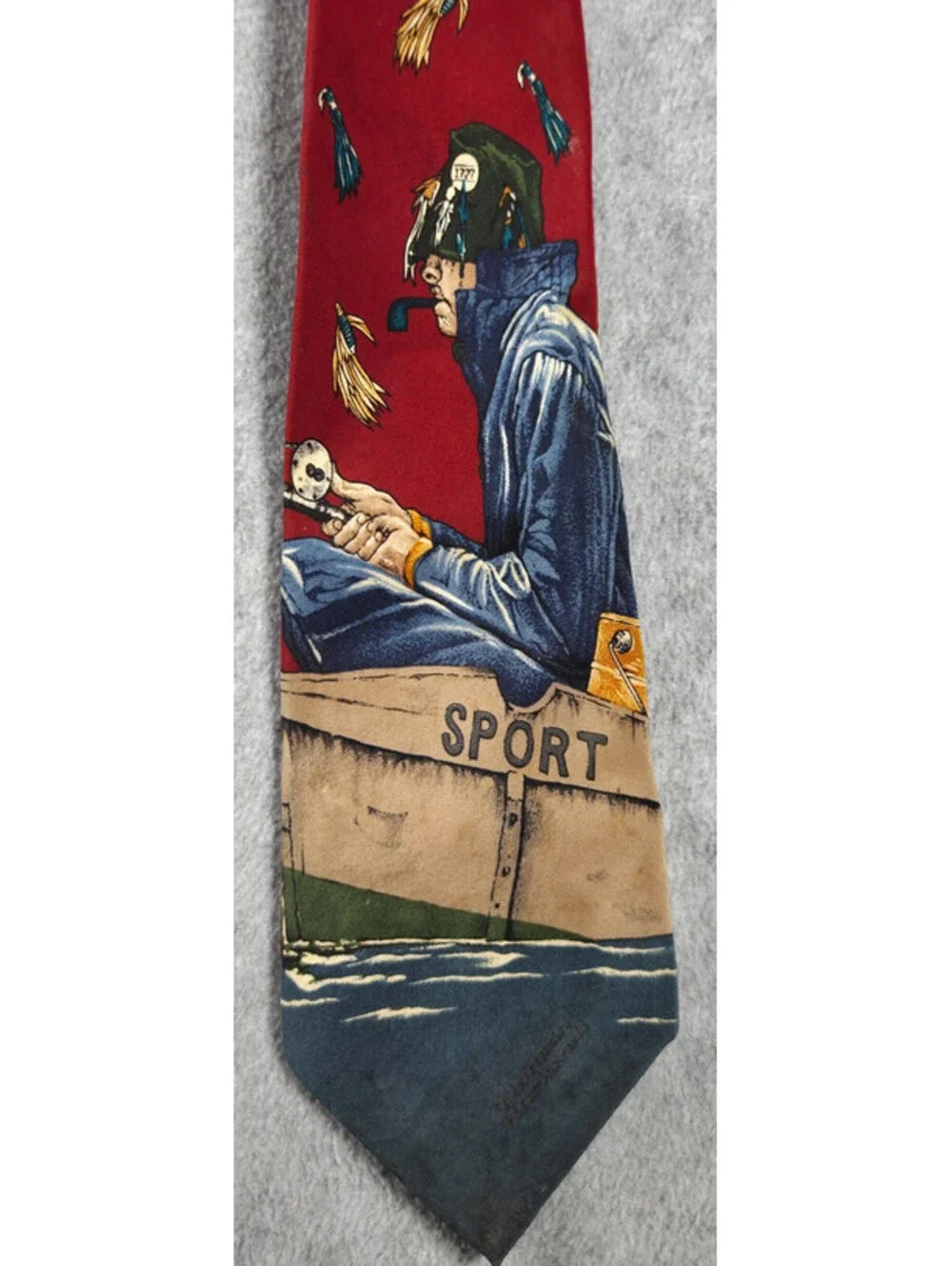 1994 Norman Rockwell The Tattoo Artist Silk Tie Saturday Evening Post Canada